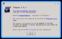 TeXpen 0.6.3 Alpha screenshot. Click to enlarge!