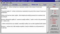 Teachers Report Assistant 6.0 screenshot. Click to enlarge!