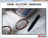 Team Account Manager 1.0.0.0 screenshot. Click to enlarge!
