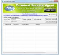 TerminalServiceAgent 1.2.9 screenshot. Click to enlarge!