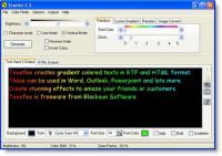 Texefex 3.2 screenshot. Click to enlarge!