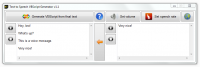 Text to Speech VBScript Generator 1.1 screenshot. Click to enlarge!