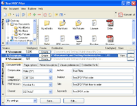 Text2PDF Pilot 1.40 screenshot. Click to enlarge!