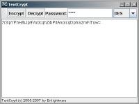 TextCrypt 1.2 screenshot. Click to enlarge!