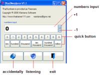 ThaiNumbers 1.3 screenshot. Click to enlarge!