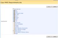 The Copy/Cut feature for MOSS 2007/WSS 3 1.0 screenshot. Click to enlarge!