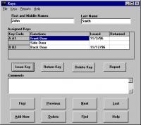 The Keys Program 3.1 screenshot. Click to enlarge!