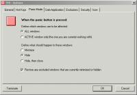 The Panic Button - Privacy Software 1.3.0 screenshot. Click to enlarge!