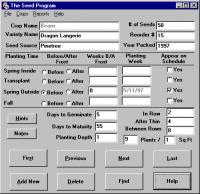 The Seed Program 3.0 screenshot. Click to enlarge!