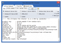 The Ultimate PID Checker 1.1.3.590 screenshot. Click to enlarge!