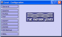 The Uniform Server 8.9.2 screenshot. Click to enlarge!