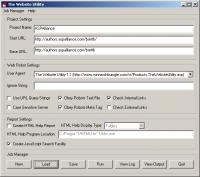 The Website Utility 3.3 screenshot. Click to enlarge!