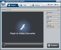 ThunderSoft Flash to AVI Converter 2.5.0 screenshot. Click to enlarge!