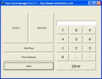 Time Clock Manager Pro 2.1 screenshot. Click to enlarge!