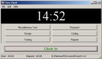 Time Clock 5.0 screenshot. Click to enlarge!
