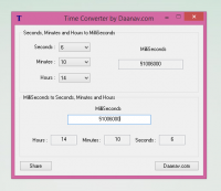 Time Converter 1.0 screenshot. Click to enlarge!