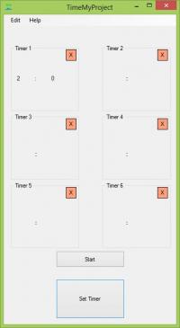 TimeMyProject 1.0.0.0 screenshot. Click to enlarge!