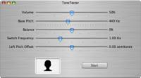 ToneTester 1.1 screenshot. Click to enlarge!