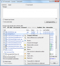TortoiseGit 2.3.0.0 screenshot. Click to enlarge!