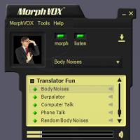 Translator Fun Voices - MorphVOX Add-on 1.3.2 screenshot. Click to enlarge!
