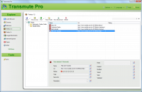Transmute Pro 2.70 screenshot. Click to enlarge!