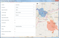 Travel Time Map 1.0.0 screenshot. Click to enlarge!
