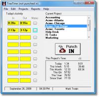 TraxTime 5.14 screenshot. Click to enlarge!