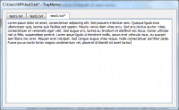 TrayMemo 0.85 screenshot. Click to enlarge!