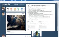 Tumblr Savior for Chrome 0.4.11 screenshot. Click to enlarge!