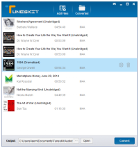 TunesKit Audiobook Converter 2.6.0 screenshot. Click to enlarge!