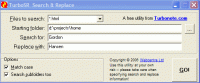 TurboSR Search and Replace 1.1 screenshot. Click to enlarge!