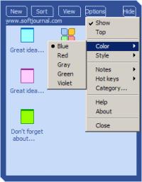 Two Notes 1.67 screenshot. Click to enlarge!