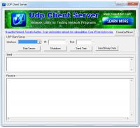 UDP Client Server 1.1 screenshot. Click to enlarge!