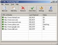 URL Monitoring Tool 2.95 screenshot. Click to enlarge!