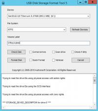 USB Disk Storage Format Tool 5.3.388 screenshot. Click to enlarge!