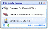 USB Safely Remove 6.0.7.1260 screenshot. Click to enlarge!