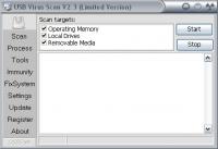 USB Virus Scan 2.42.0328 screenshot. Click to enlarge!