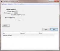 Ultimate ZIP Cracker 8.0.2.3 screenshot. Click to enlarge!