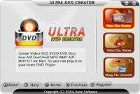 Ultra DVD Creator 2.9.0412 screenshot. Click to enlarge!