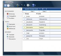 Ultralingua Spanish - German Dictionary 7.1.0.0 screenshot. Click to enlarge!
