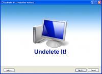 Undelete It! 4.23 screenshot. Click to enlarge!