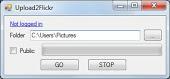 Upload2Flickr 1.0 screenshot. Click to enlarge!