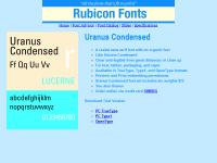 Uranus Condensed Font Type1 2.00 screenshot. Click to enlarge!