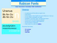 Uranus Font Type1 2.00 screenshot. Click to enlarge!