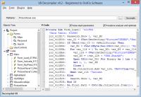 VB Decompiler 9.5 screenshot. Click to enlarge!