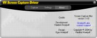 VH Screen Capture Driver 2.2.5 screenshot. Click to enlarge!