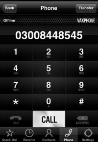 VaxVoIP SIP SDK 3.2 screenshot. Click to enlarge!
