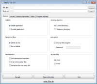 Vbs To Exe 2.1.7.0 screenshot. Click to enlarge!