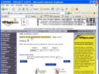 Venture Planning System Pro - VPSpro 2 screenshot. Click to enlarge!