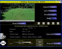 Video Converter 2005 1.8 screenshot. Click to enlarge!